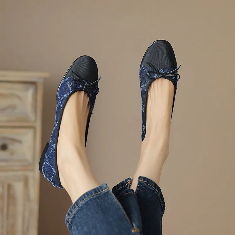 Cap Toe Ballet Flat