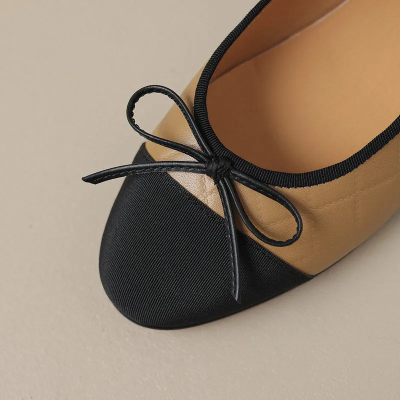 Cap Toe Ballet Flat