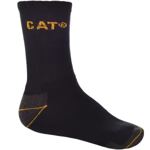 CAT Caterpillar Mens Heavy Duty Socks - Black