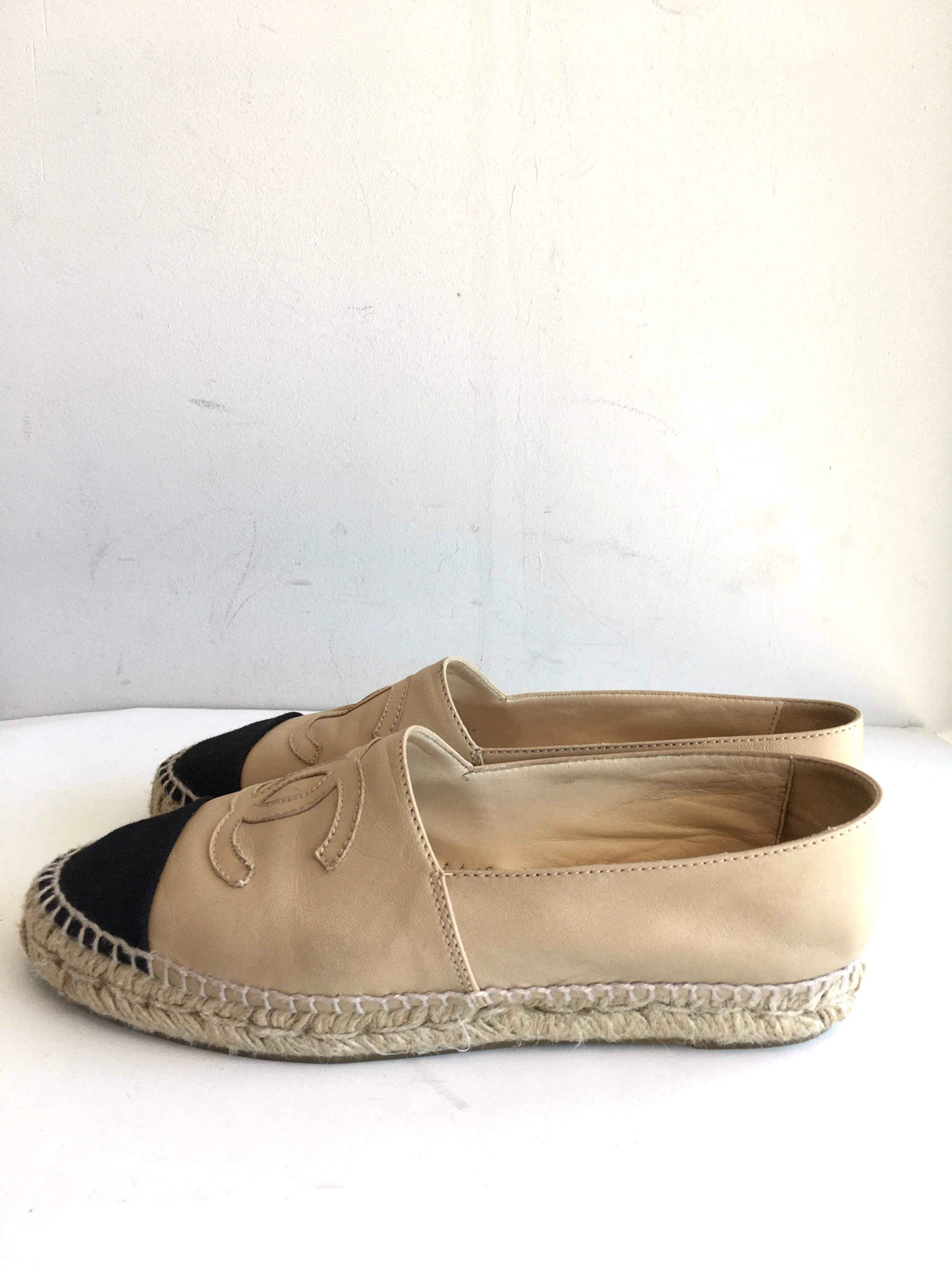 Chanel Lambskin CC Espadrilles