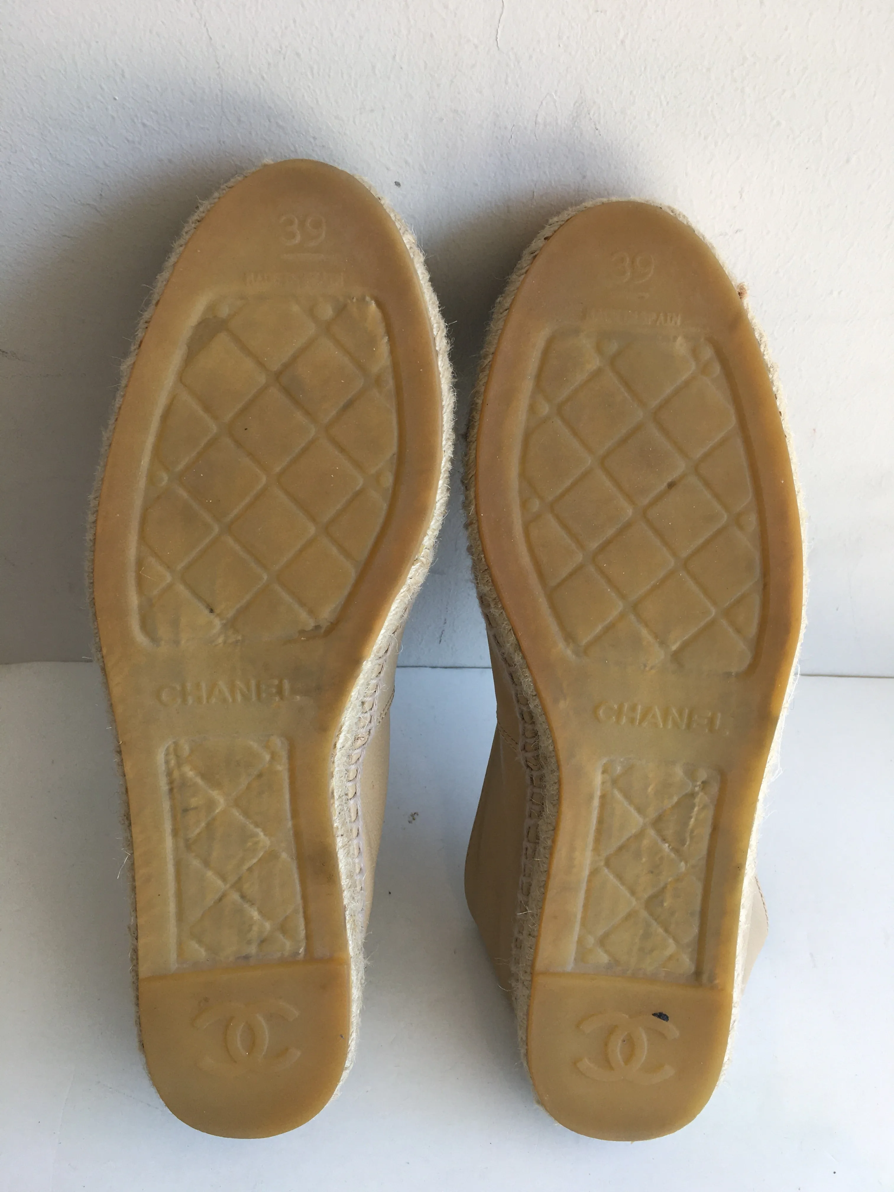 Chanel Lambskin CC Espadrilles