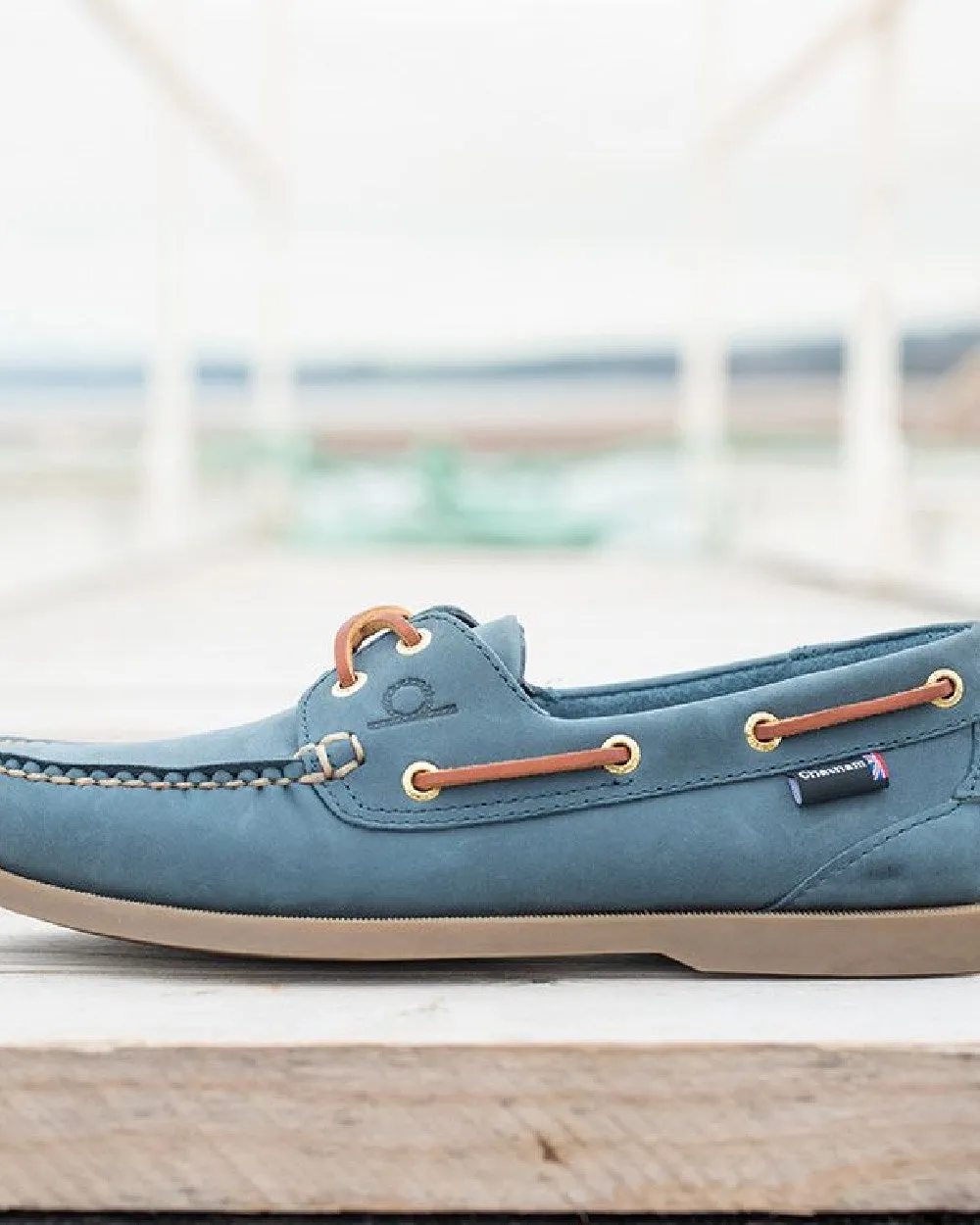 Chatham Mens The Deck II G2 Premium Leather Boat Shoes