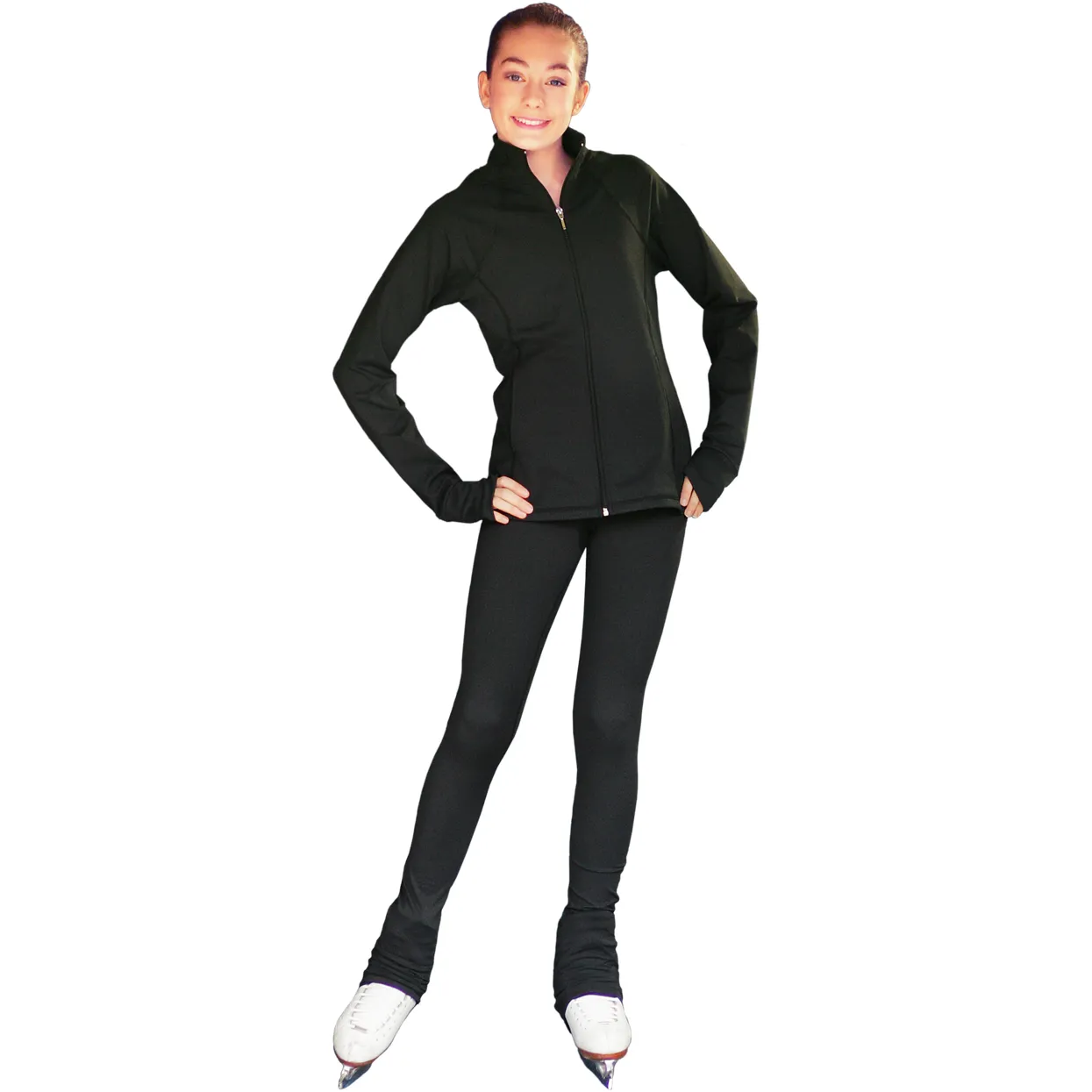 ChloeNoel PS792 3" Waist Band Black/Color Cuffs Elite Pants w/Front Pocket