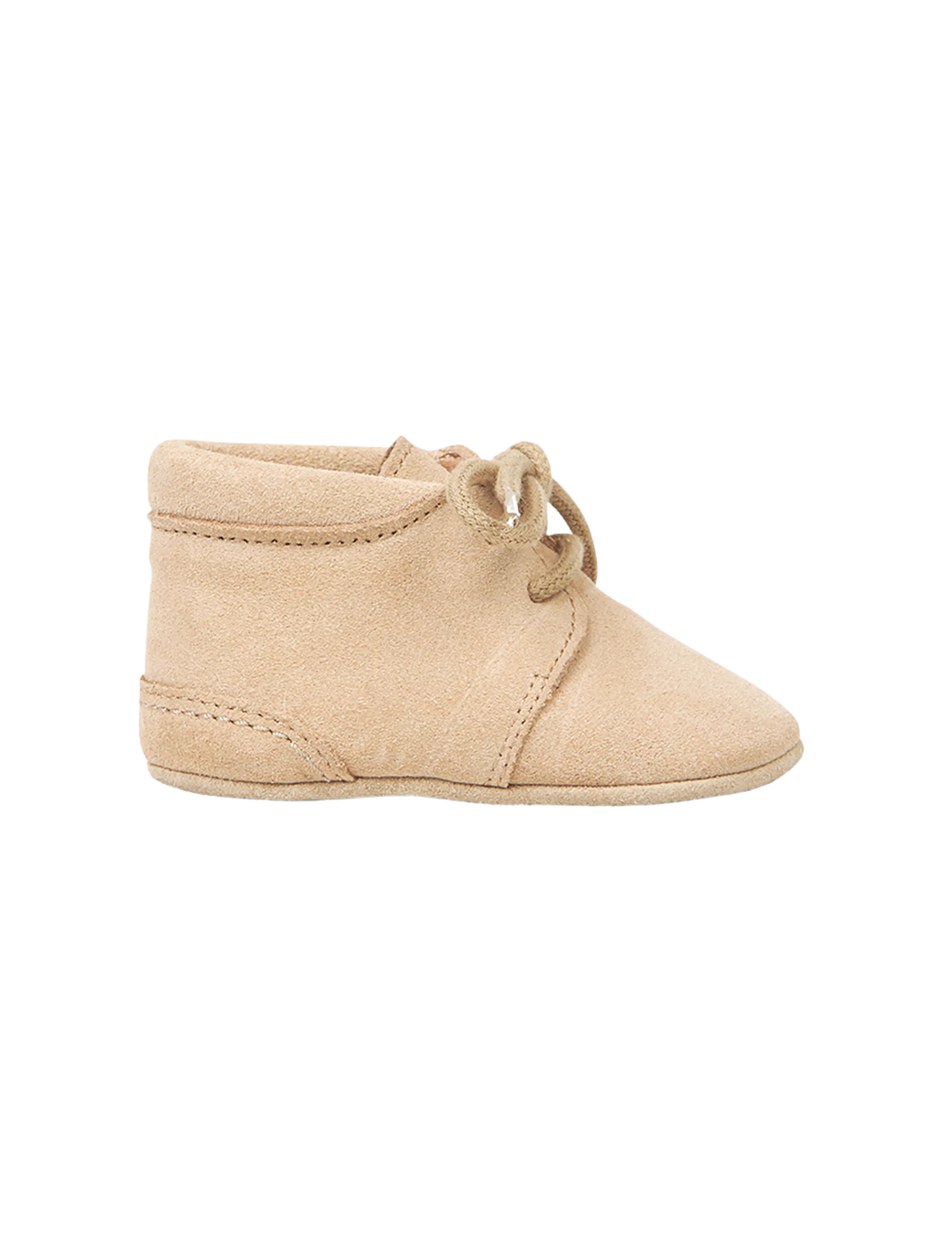 Crib shoe - Cream Suede