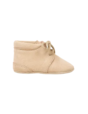 Crib shoe - Cream Suede