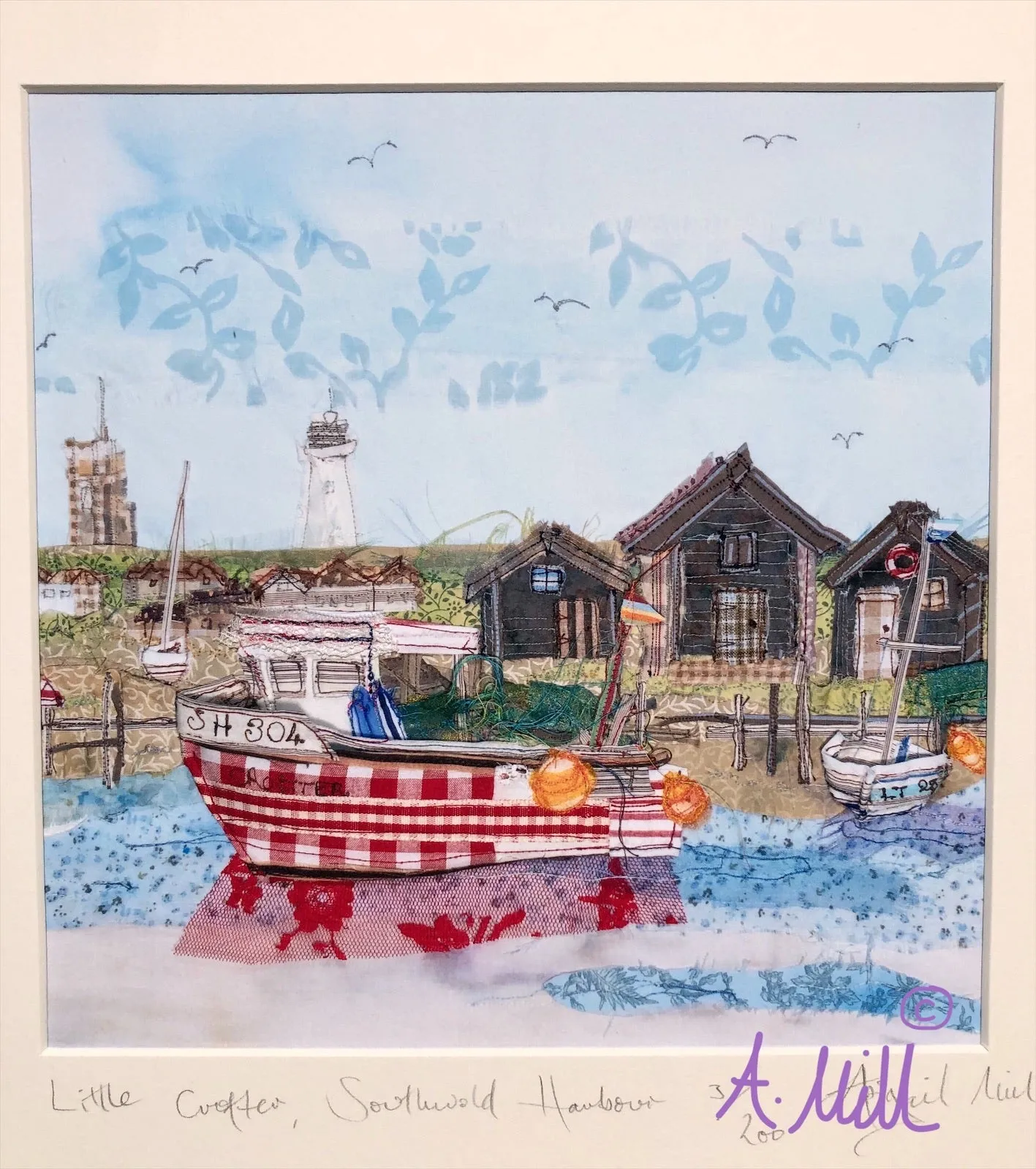 Crofters Fishing Boat, Southwold Print