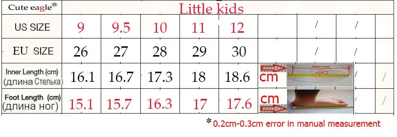 Cute eagle Summer Boys Orthopedic Sandals Pu Leather Toddler Kids Shoes for Boys Closed Toe Baby Flat  Shoes  Size 20-30 New