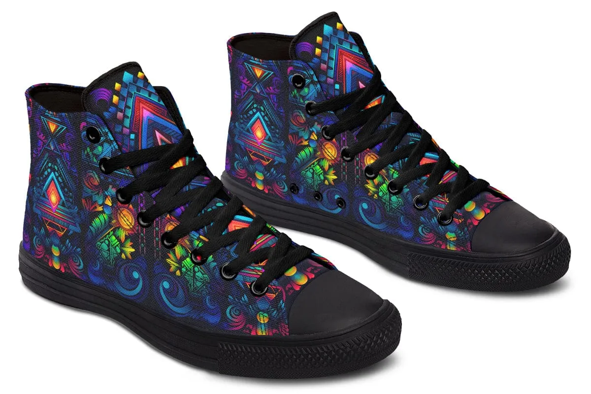 Cyber Lights High Top Shoes