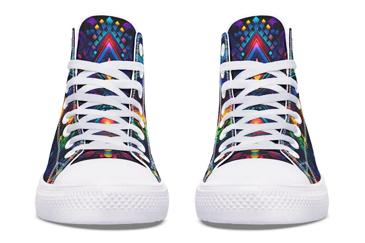 Cyber Lights High Top Shoes