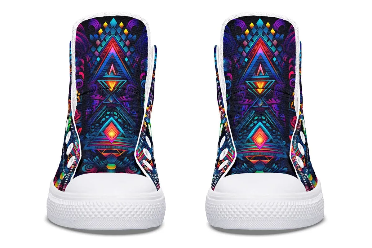 Cyber Lights High Top Shoes