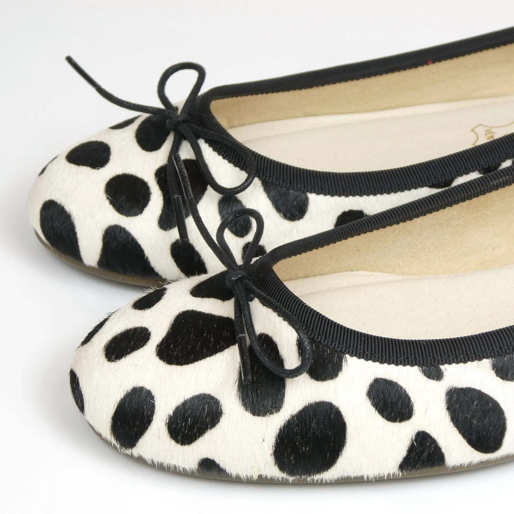 Dalmatian Print Flats