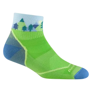 Darn Tough - 3041 Junior 1/4 Sock Lightweight With Cushion- Green