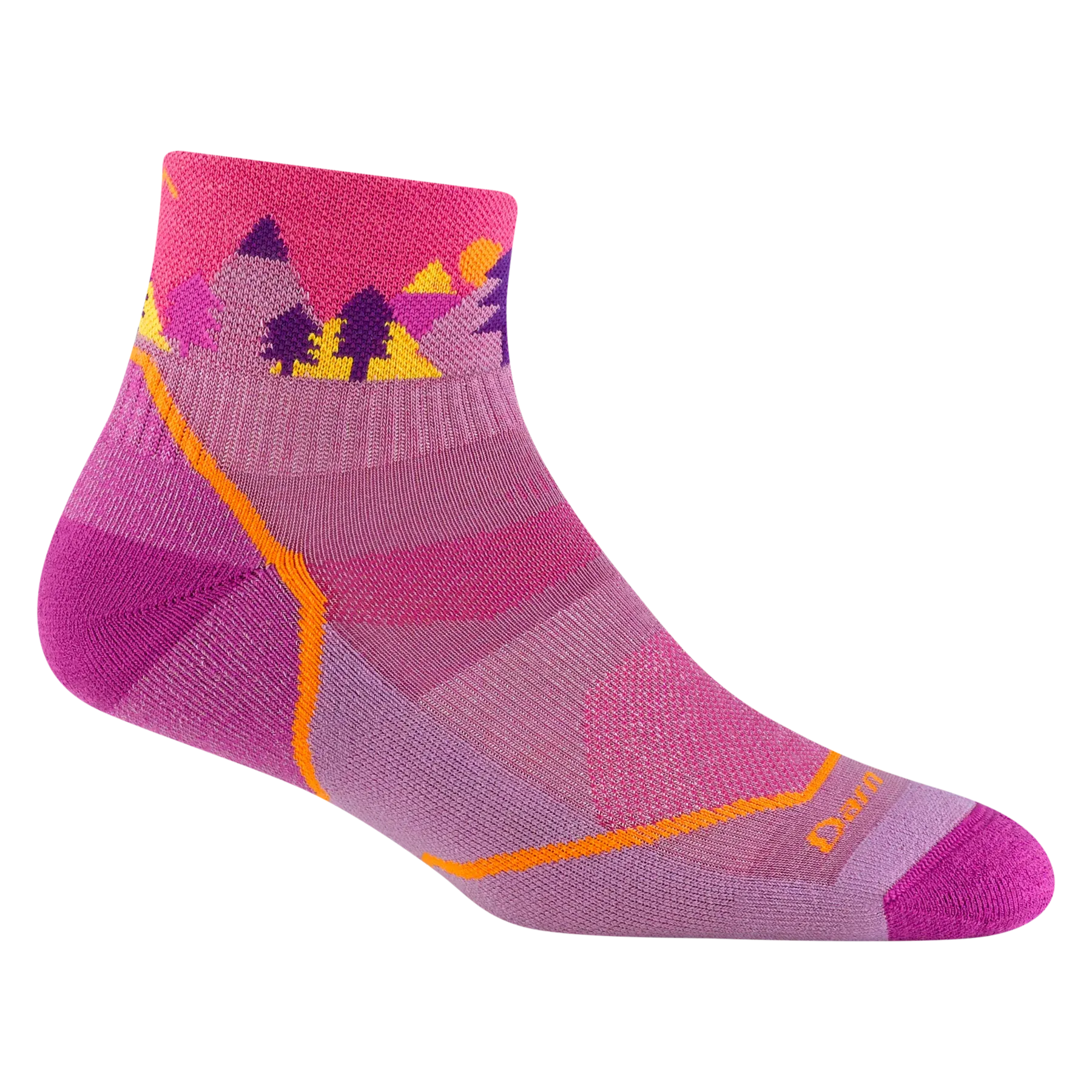 Darn Tough - 3041 Junior 1/4 Sock Lightweight With Cushion- Violet