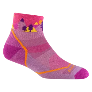 Darn Tough - 3041 Junior 1/4 Sock Lightweight With Cushion- Violet