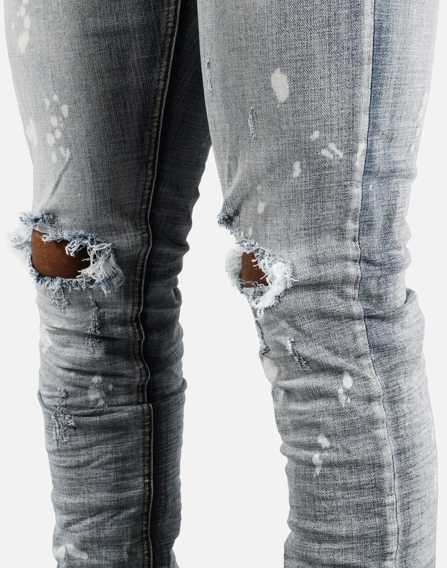 DH Essentials RIP KNEE PAINT SPLATTER JEANS