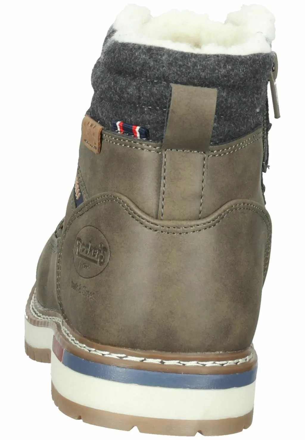 Dockers by Gerli lace-up boots, khaki