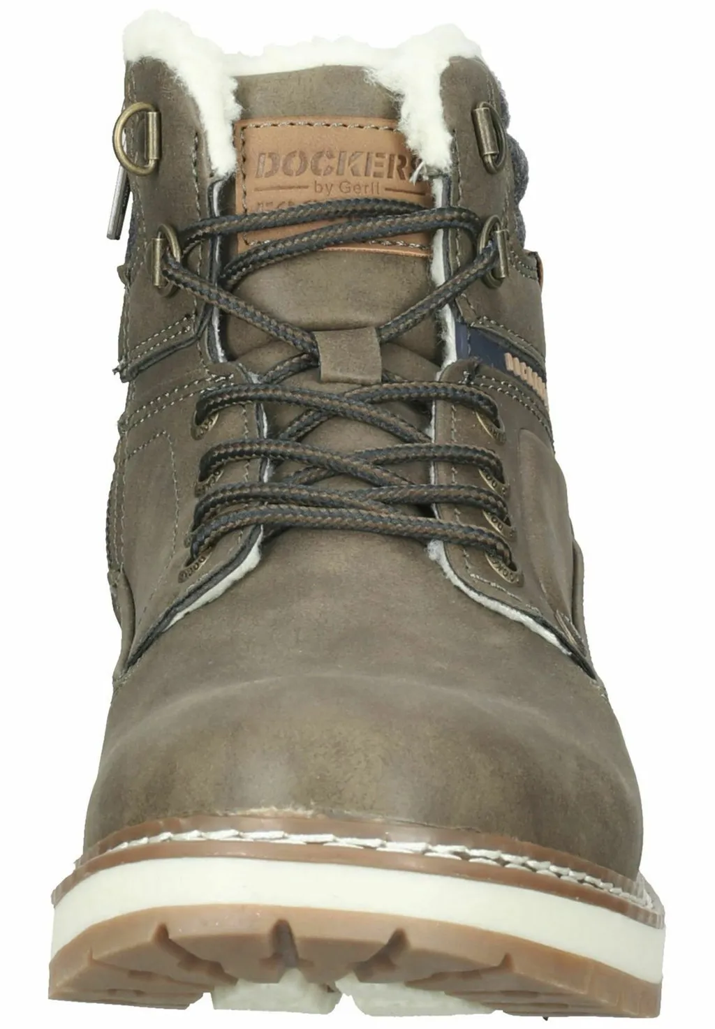 Dockers by Gerli lace-up boots, khaki