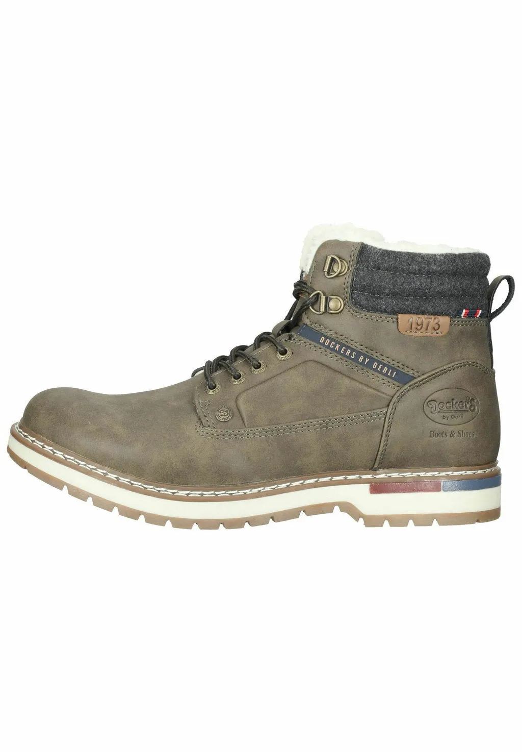 Dockers by Gerli lace-up boots, khaki