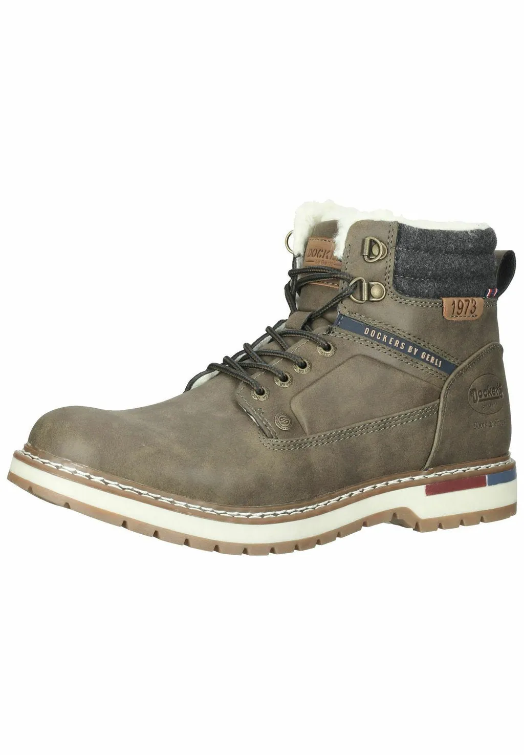 Dockers by Gerli lace-up boots, khaki