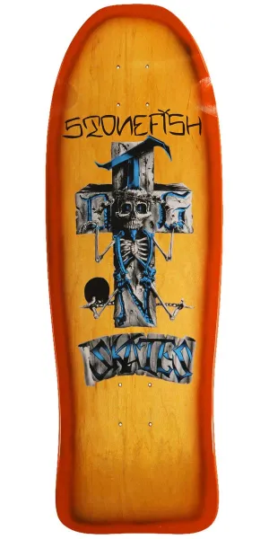 Dogtown Skates Stonefish Orange/Yellow Fade 10.125" Reissue Skateboard Deck