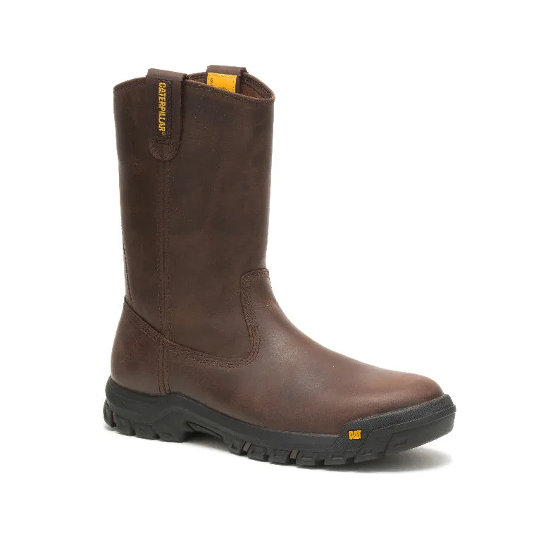 Drawbar Soft-Toe Pull On Work Boot Brown