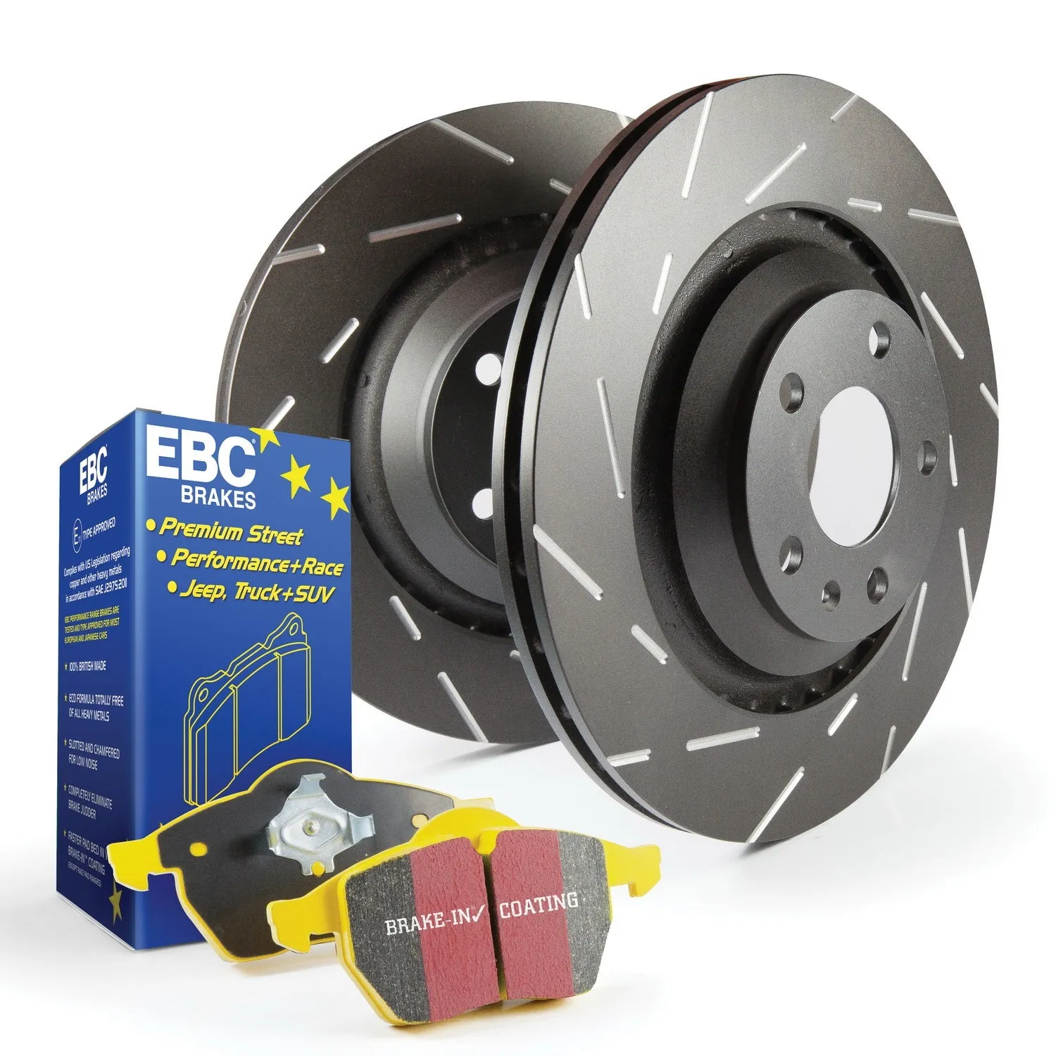 EBC Brakes S9KF1222 S9 Kits Yellowstuff and USR Rotors