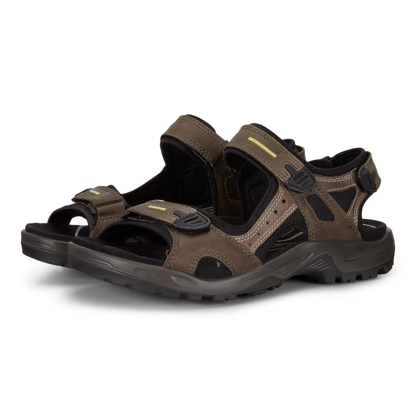 ECCO Men's Yucatan Sandal - Tarmac Moon Rock