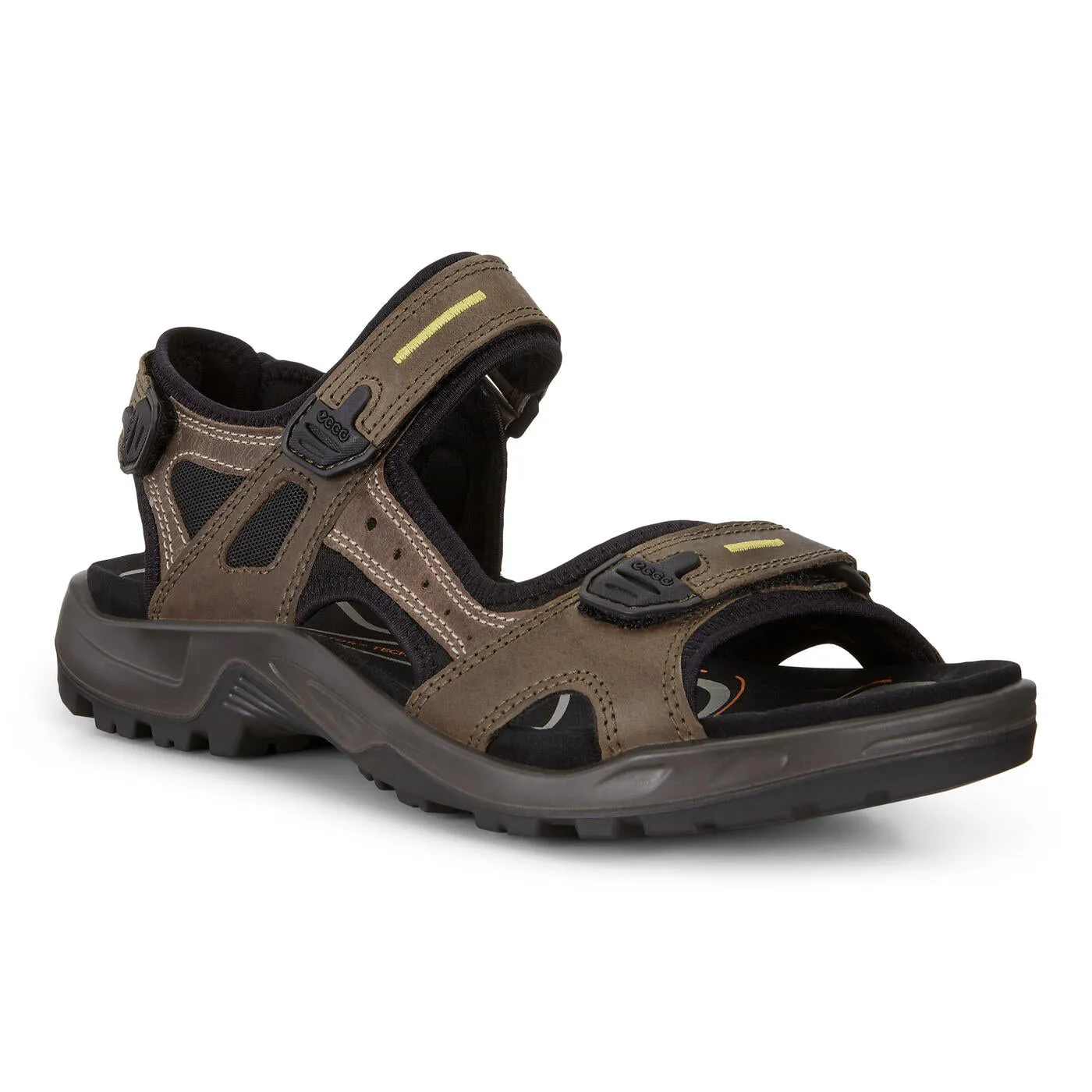 ECCO Men's Yucatan Sandal - Tarmac Moon Rock