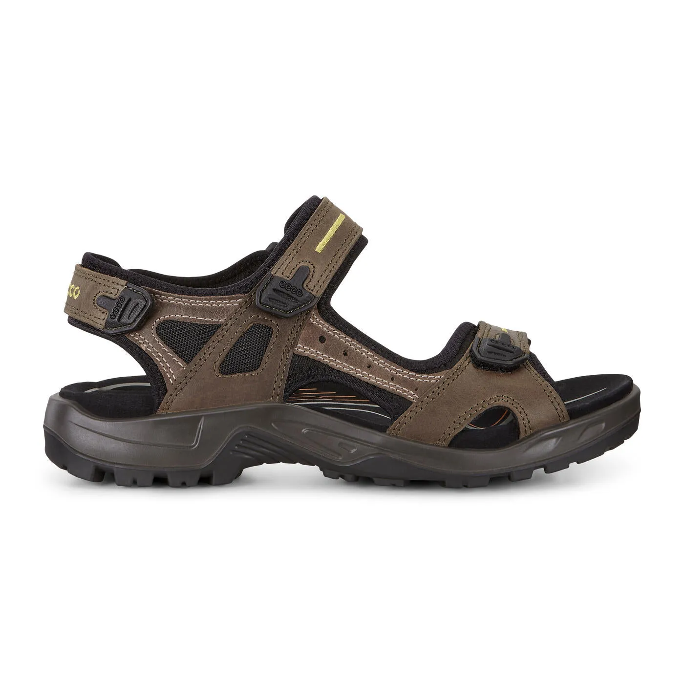 ECCO Men's Yucatan Sandal - Tarmac Moon Rock