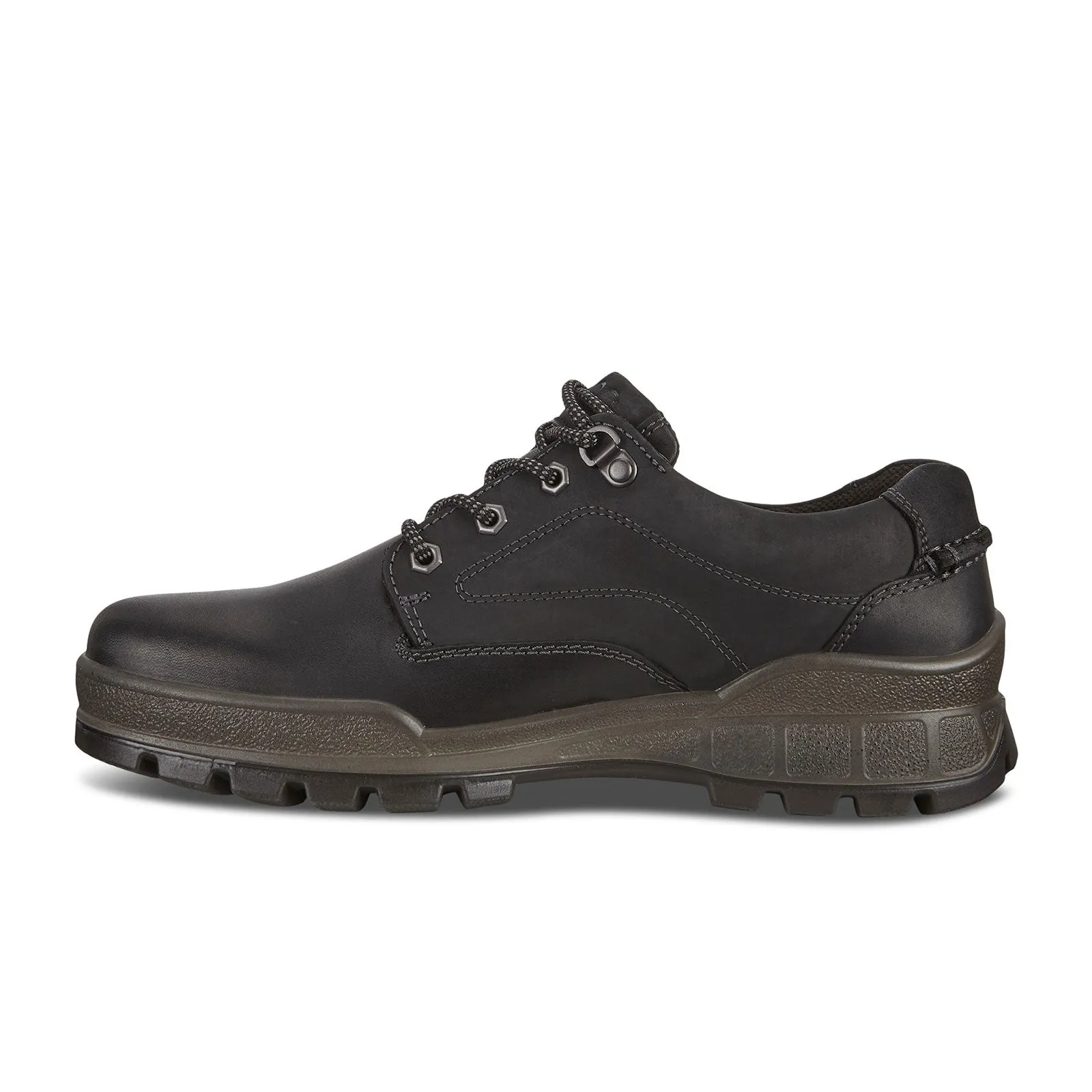 ECCO Track 25 Low Plain Toe Hiking Shoe (Men) - Black/Black