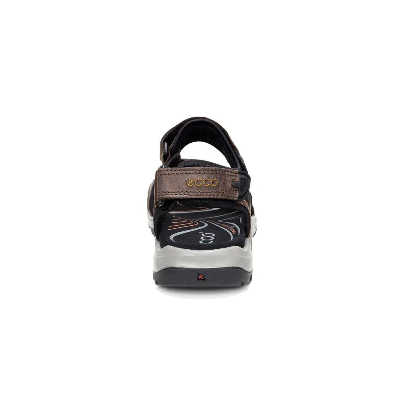 ECCO YUCATAN SANDAL ESPRESSO COCOA - MENS