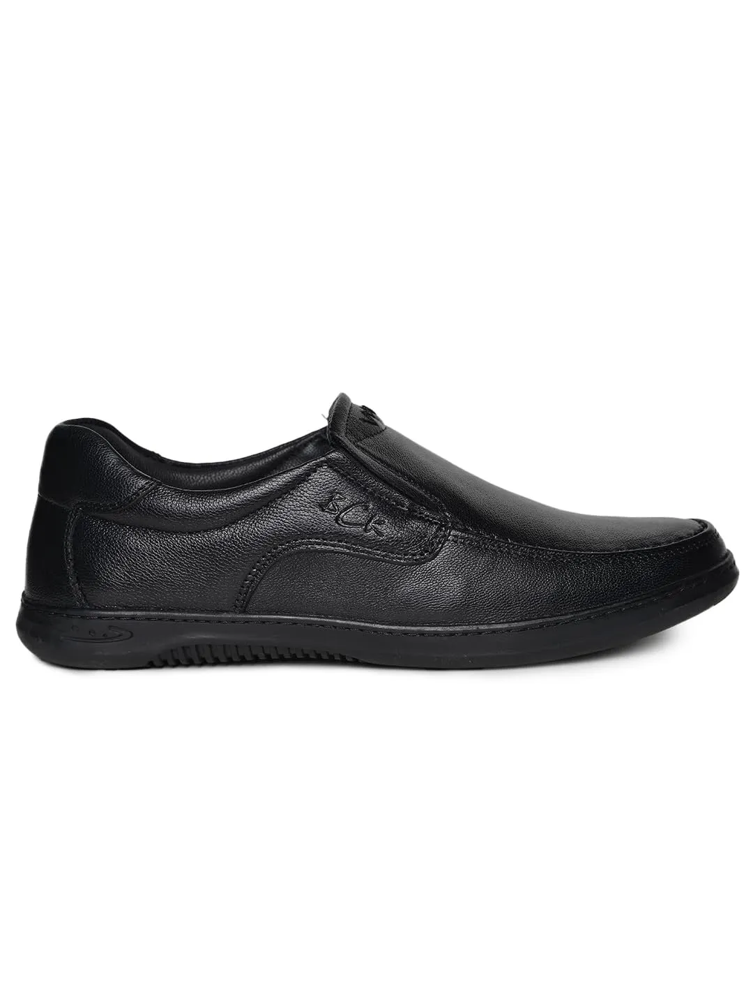 Errol Genuine Leather Casual Shoes for Mens (Black, 40)