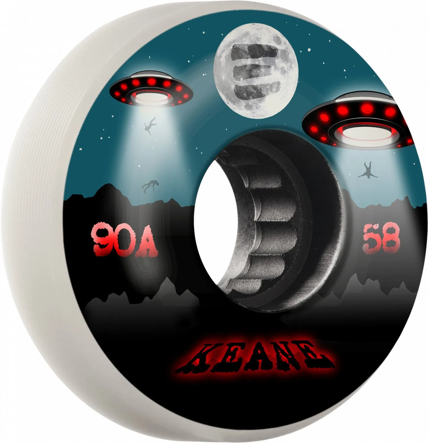 Eulogy Sean Keane Signature Abduction Wheels - White (Set of 4)