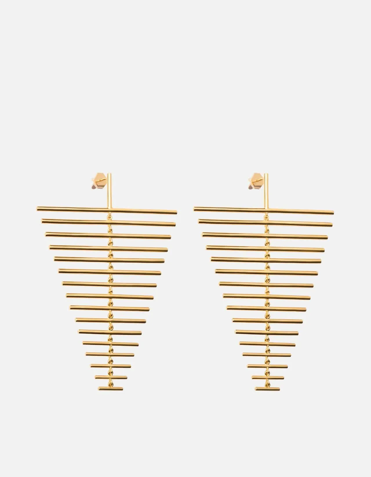 Falcon Earrings, Gold Vermeil