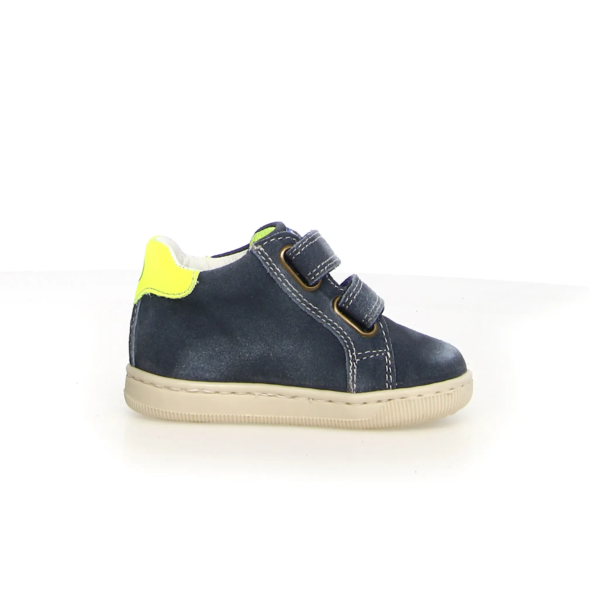 Falcotto Kiner Vl Boy's Casual Shoes - Navy/Yellow