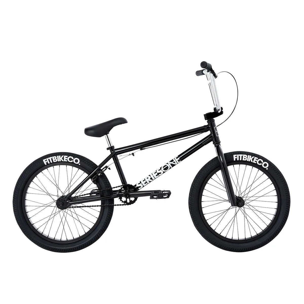 Fit 2021 Series One MD 20.5″ Complete BMX Bike - Gloss Black