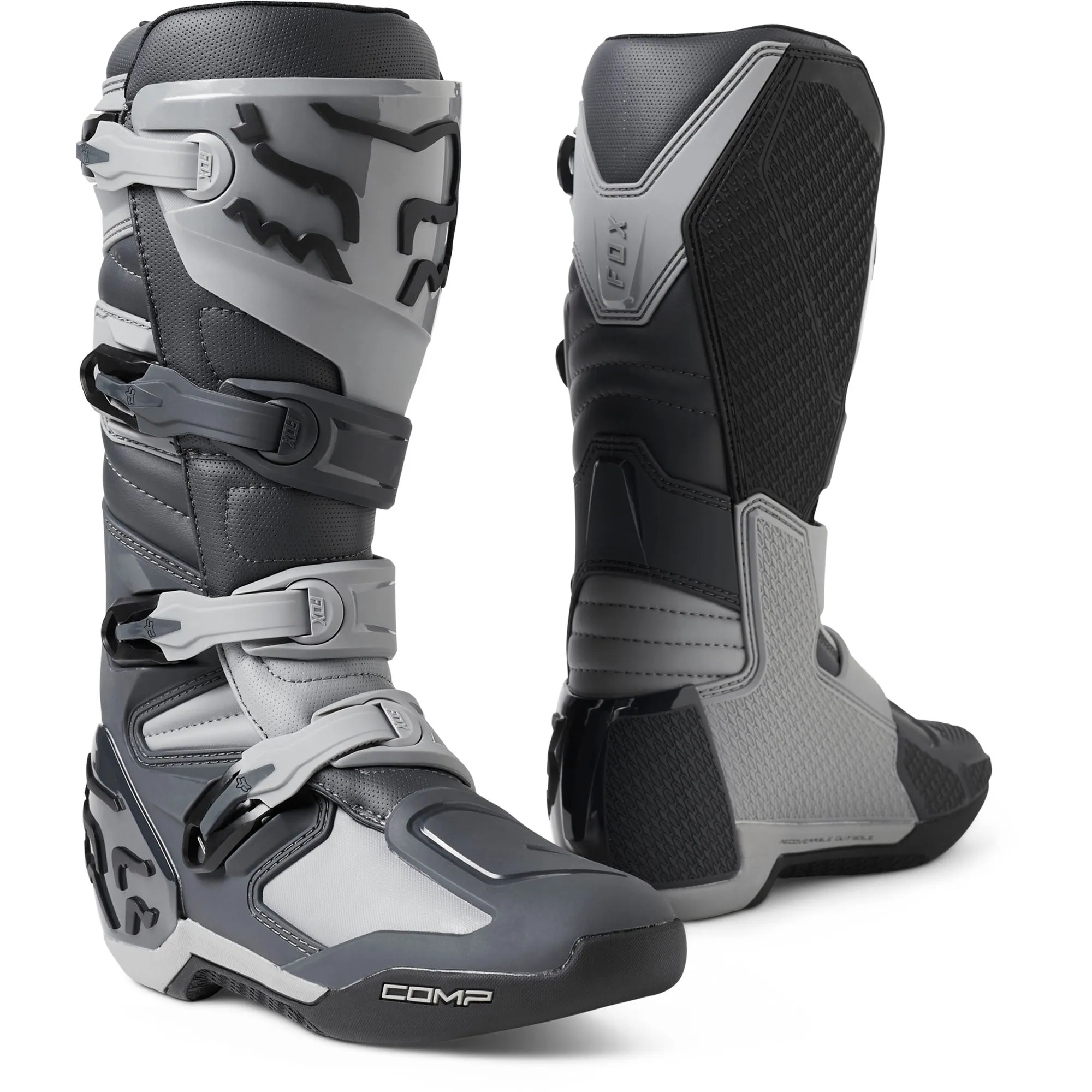 Fox Racing Comp Offroad Boots Dark Shadow Grey