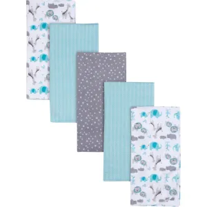 Gerber - 5 Pack - Flannel Receiving Blankets