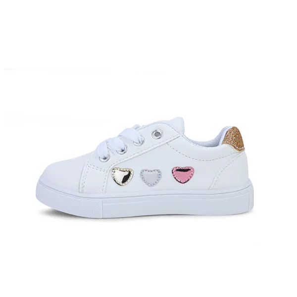 GIRLS' CRYSTAL WHITE KICKS