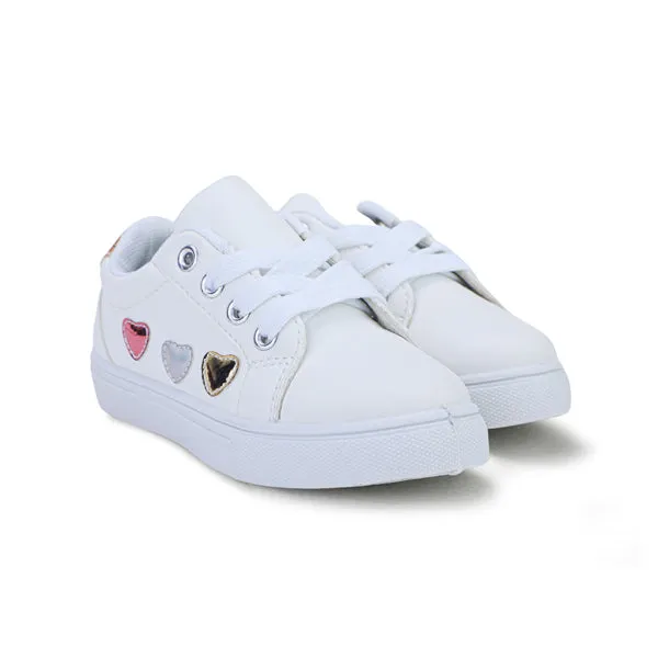 GIRLS' CRYSTAL WHITE KICKS