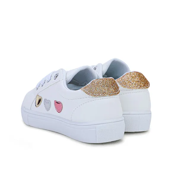 GIRLS' CRYSTAL WHITE KICKS