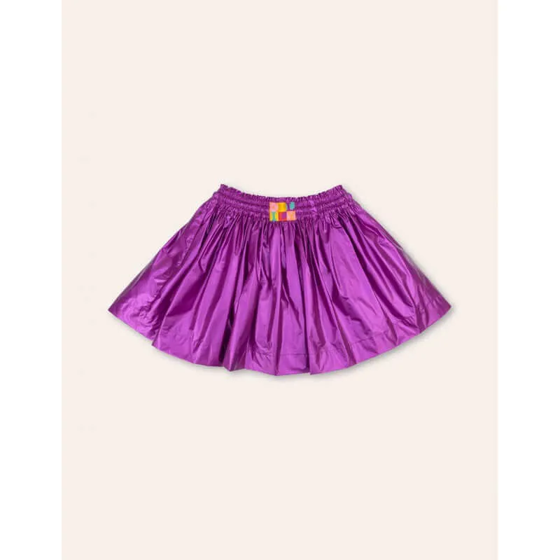 Girls Purple Shield Skirt