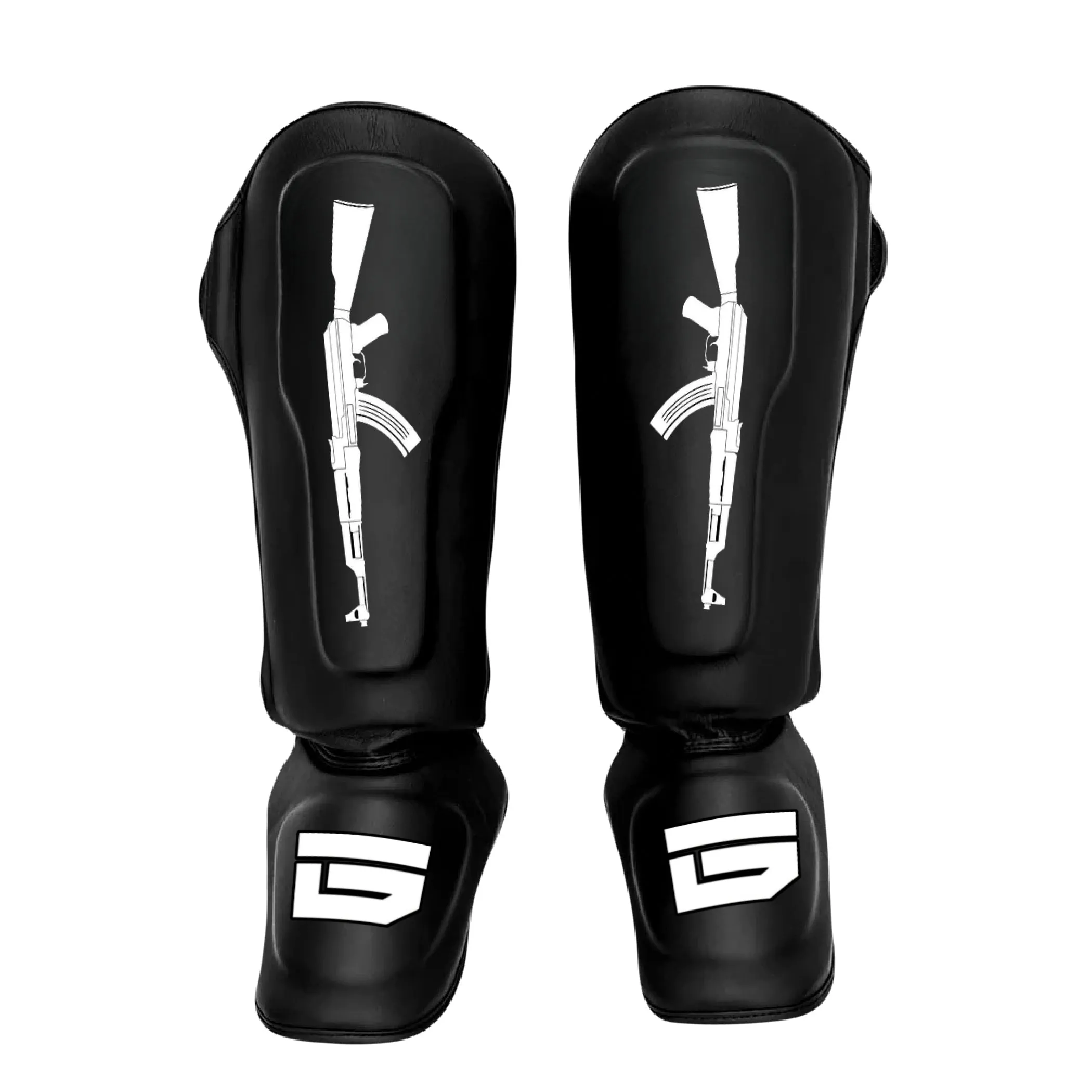 GRIT Black AK Shin Guards