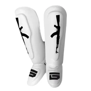 GRIT White AK Shin Guards