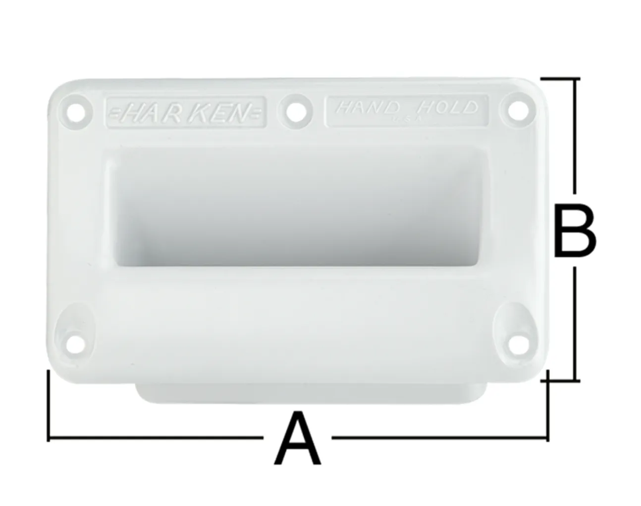 HARKEN Flush Mounted White Hand Hold