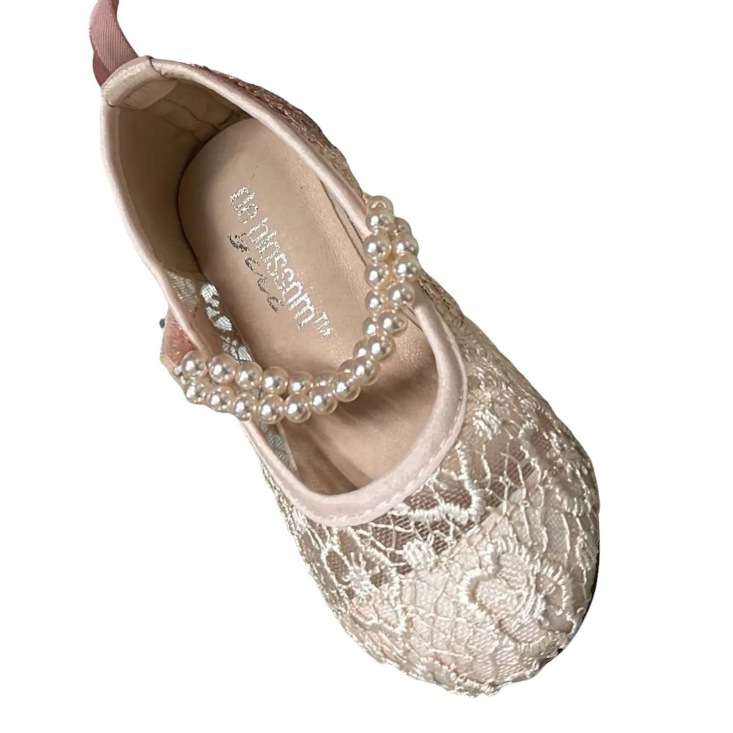 Harper Blush Lace Flat