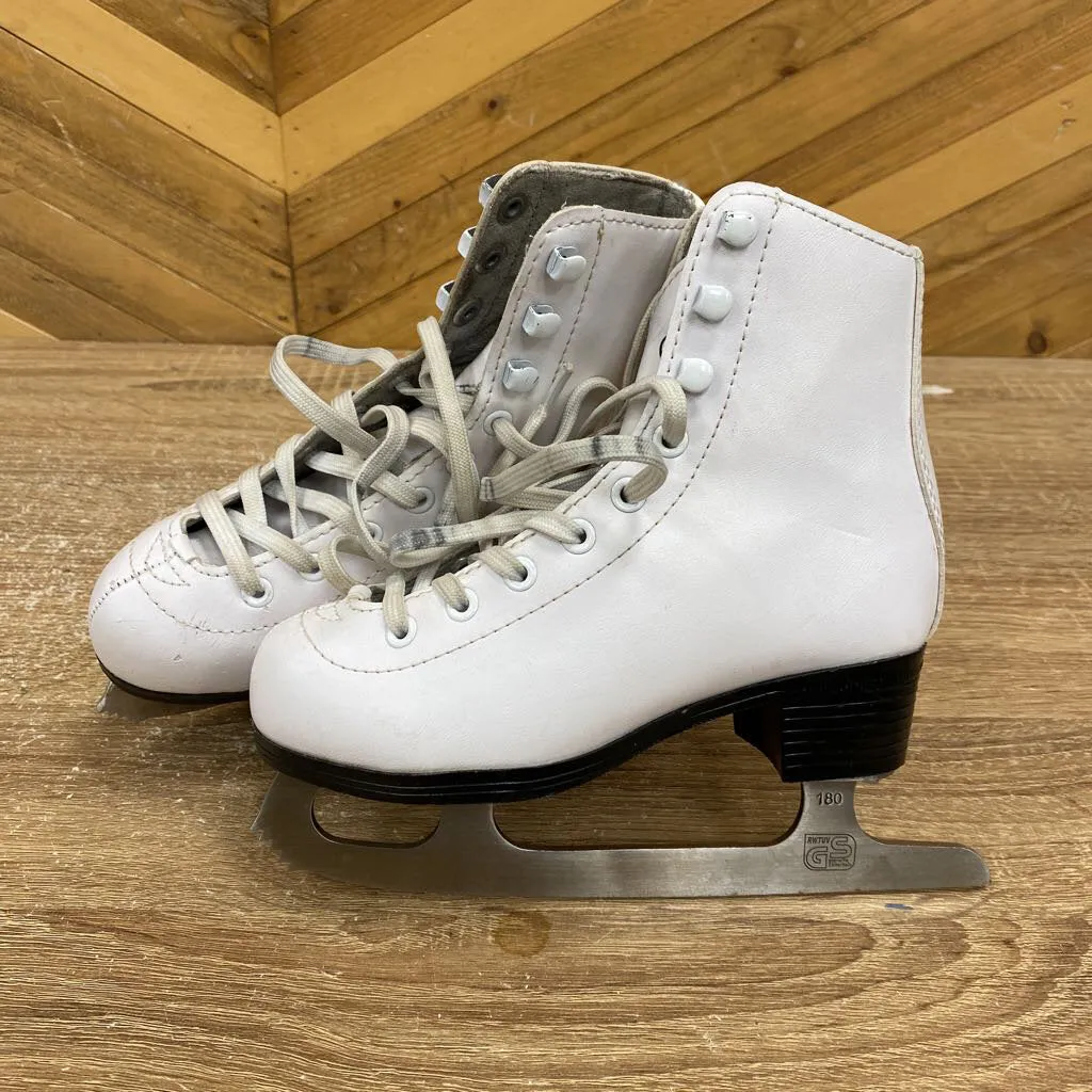 Hespler - Kid's Figure Skates: White -children-11Y