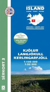 Hiking Map 3 - Kjölur, Langjökull, Kerlingarfj. - 1:100.000