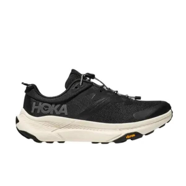 HOKA Women's Transport (Wide Width) Black/White