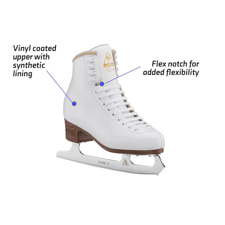 Jackson Excel JS1291 Misses Skate New Figure Skates